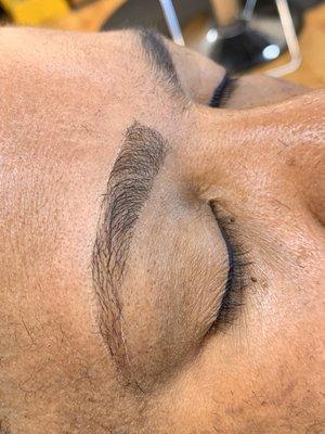 Woman's eyebrows