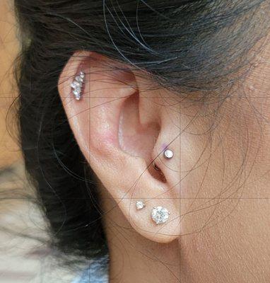 Tragus and Helix