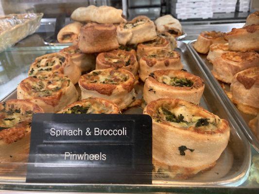 Spinach and Broccoli Pinwheels