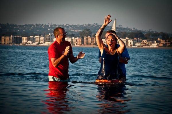 Beach baptisms