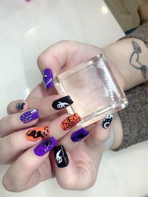 Halloween  nails by May