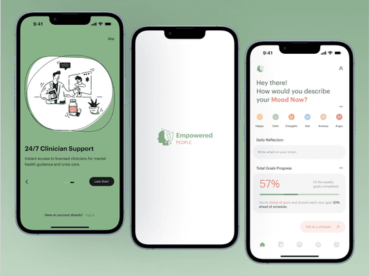 Empowered People Mobile App For Mental Healthcare