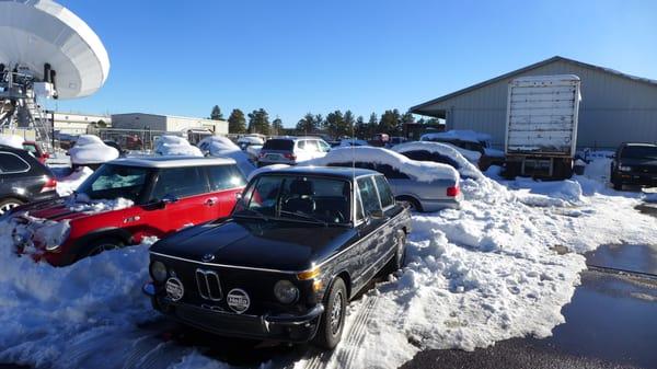 From California to Florida and back in a 1975 BMW 2002 with a stop at Ken's Import Service for a new clutch slave cylinder to keep me going.