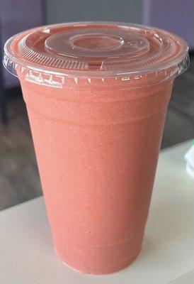 Pineapple, strawberry, banana smoothie