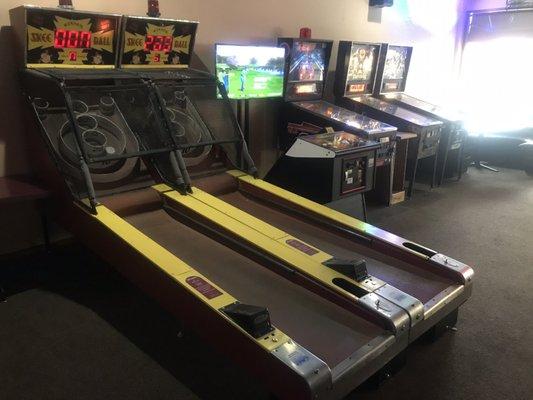 Skee Ball Machines & Pin Ball Machines