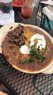 Steak & mushroom soup