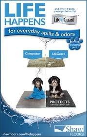 LifeGuard WATERPROOF carpet!  It's here & we carry it.