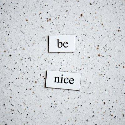 How did you celebrate National Be Nice Day on October 5? 

Here are some ideas for next time: compliment someone, do a kind a...