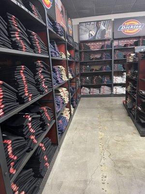 Dickies section