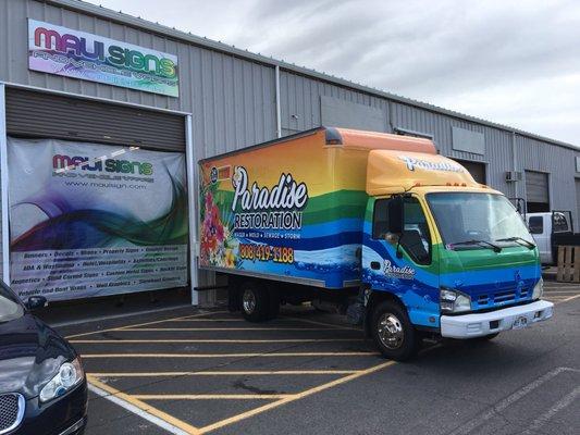 New truck wrap by Maui signs.