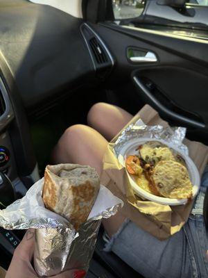 Mulitas + burrito