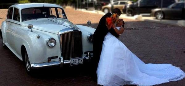 Our 1959 Rolls Royce is perfect for your wedding pictures.