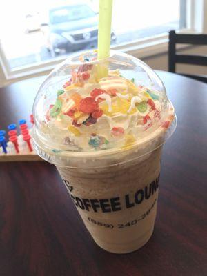 Frapeè of the Month- Fruity Pebbles! So Yummy