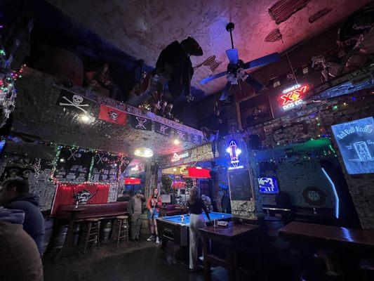 Dive bar at Beach town