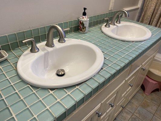 Bathroom faucet & drain replacement