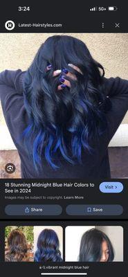 The color (example) of what I want to do with my hair before I go to my trip to Italy, to embark on a cruise come August.