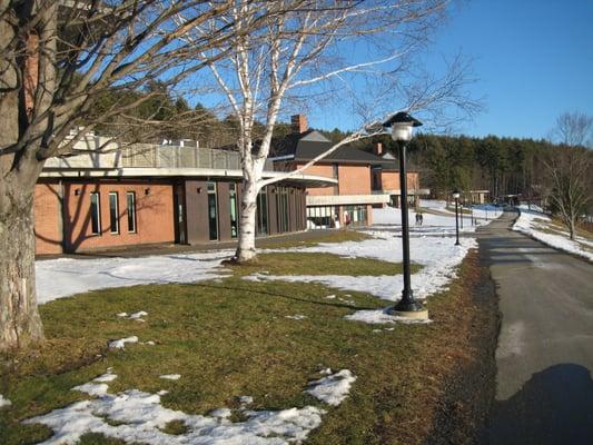 Exterior of the Middle Hall cafeteria.