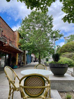 The patio tables