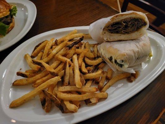 Philly steak with regular fries