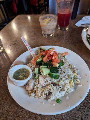 Shrimp fried rice - so good!