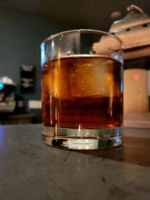 Smoked Orange Peel Old Fashioned