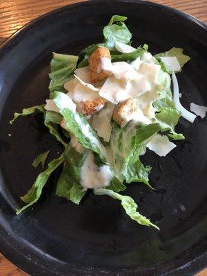 Caesar side salad, included with your meal