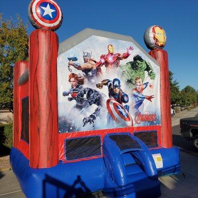 Look what came in today! Come bounce with the Avengers at your next party! For pricing and availability visit us online at www.radbounce.com