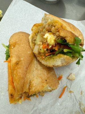 Meatball banh mi to die for