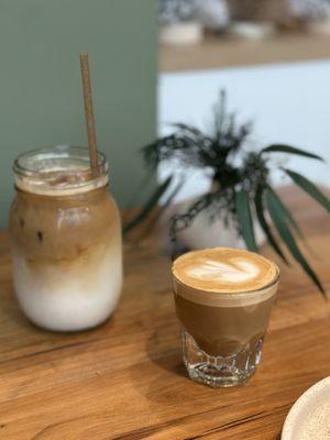 Cortado, Iced Latte