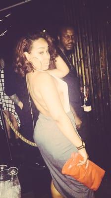 Section by the DJ booth.. Excuse  the creep lol