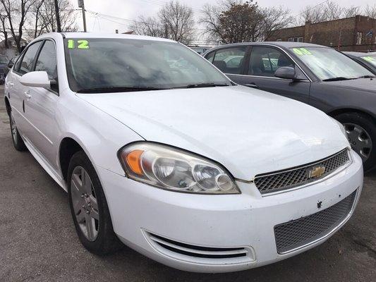 2012 Chevrolet Impala For Sale! Clean Car Runs and Drives Good. If you have any questions you can call us at 708-980-3092