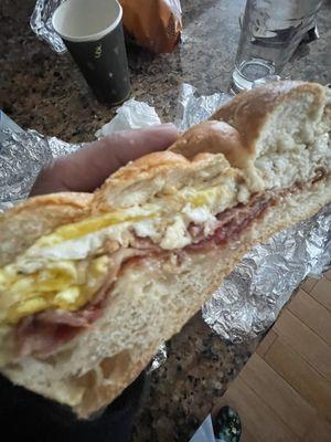 Bacon, egg, and cheese