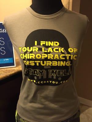 My chiropractors have a great sense of humor.