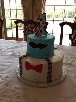 Cake from my son's first birthday.