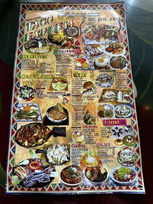 Giant menu 2