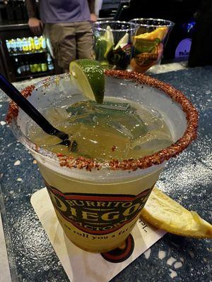 Top Shelf Margarita with Tajin