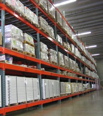 Over 300,000 sq. ft.  of flooring in stock.