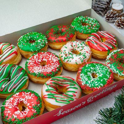 The Donut shop serves coffee, breakfast sandwiches, burritos, bagels, muffins & other baked goods.