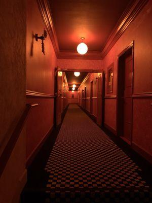 Hotel hallways