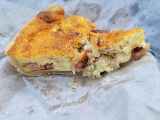 Bacon, Swiss, & Onion Tart