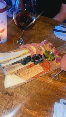 Premier meat and cheese board