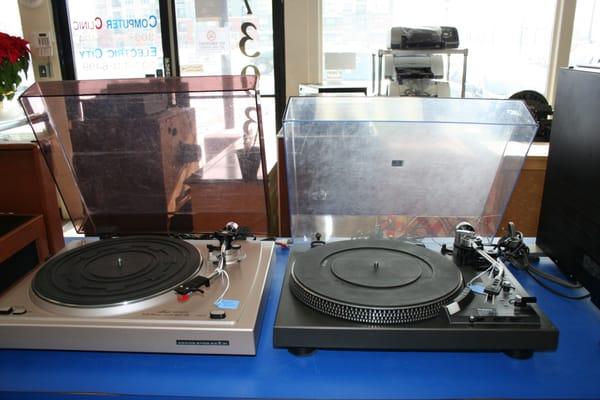 We sell turntables