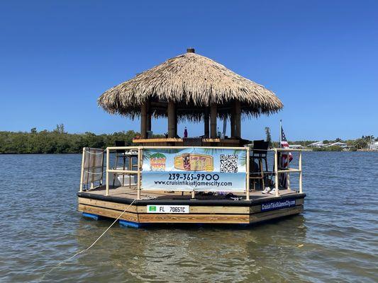 Tiki cruise #one floating tiki bar in pine island!