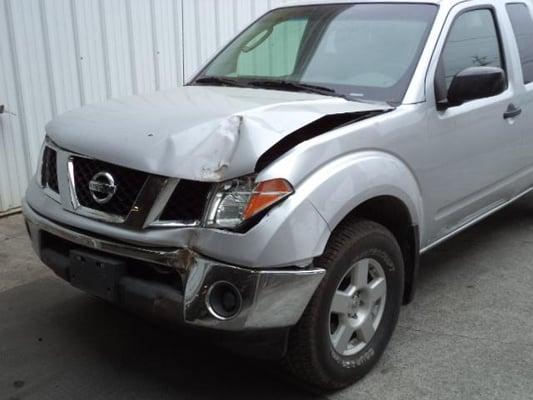 Nissan Frontier front end damage