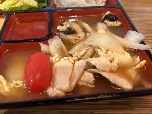 Tom yum soup w/ chicken