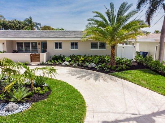 Wilton Manors Residential landscape project