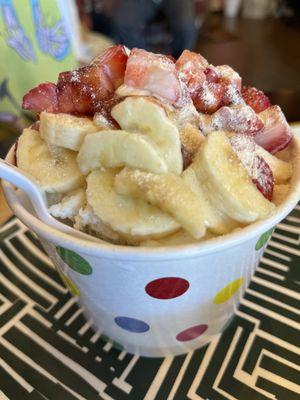 Strawberry & Mango Bingsu