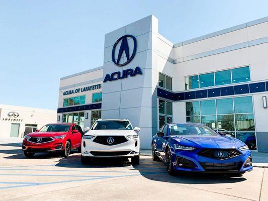 Acura of Lafayette dealership on Johnston Street.