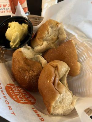 Just....wow!  Can you believe they served us Rolls like this? :-(