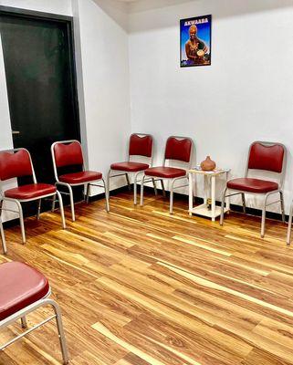 Patients waiting area